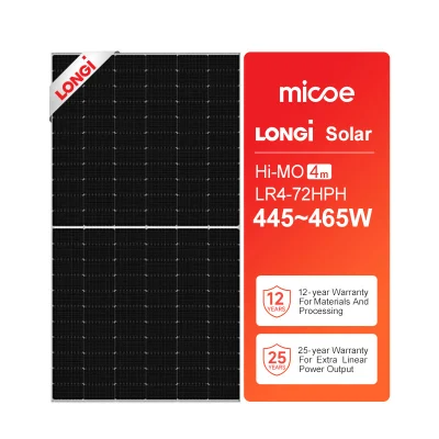 Hi-MO 4m  LR4-72HPH-445-465M enphase solar panels